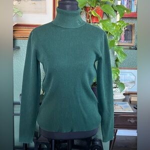 Ralph Lauren Forest Green Turtleneck Sweater